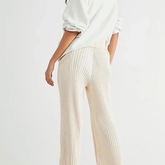 Free People Serena Ribbed Raw Edge Pants - Picture 3 of 9